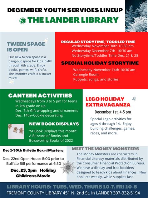 Lego Holiday event and much more at the Lander Library - County 10