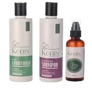 Buy Kenix Professional keratin apple amino acid Hydrating Shampoo And ...