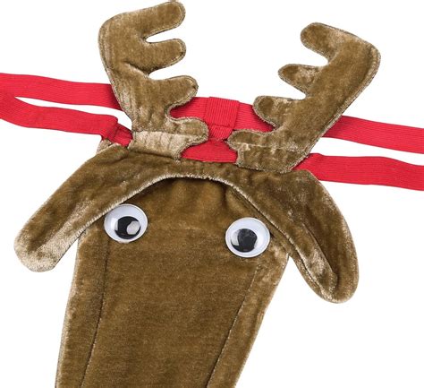 Buy iEFiEL Men's Velvet Christmas Reindeer Costume Thong Briefs T-Back ...