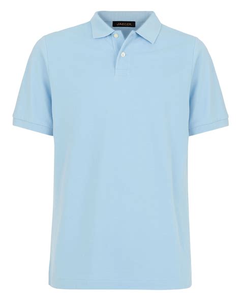 Men's Powder Blue Polo Shirt at Mark Cox blog
