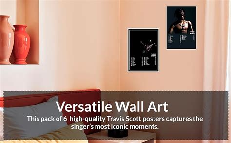 SAW Travis Scott Music Album Art Wall Posters - Pack of 6 [8x12 inch ...
