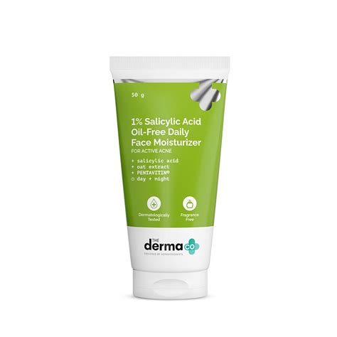 1% Salicylic Acid Moisturizer Oil Free -50g | The Derma Co