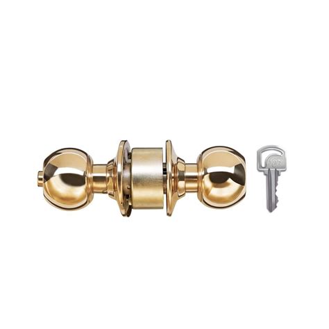 Godrej Locks 5807 Classic Brass Key Cylindrical Golden (Backset : 60mm ...