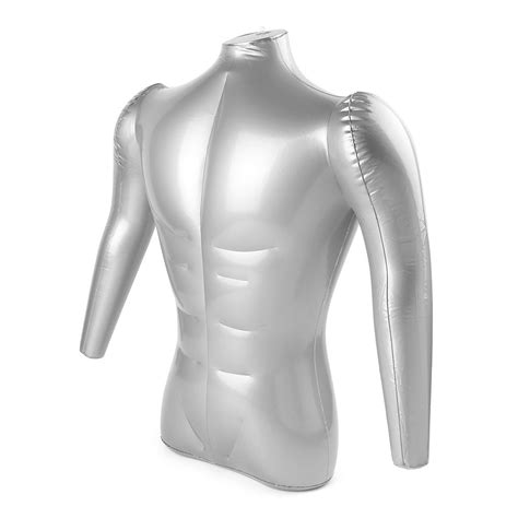 Buy Newsmarts Inflatable Male Mannequin Half Body with Arms Torso Shirt ...
