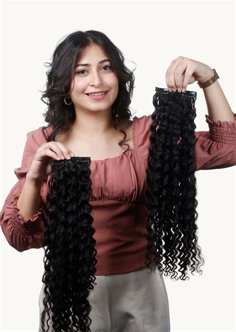 Curly Clip in Hair Extensions - Curly/Wavy Hair Extensions - The ...
