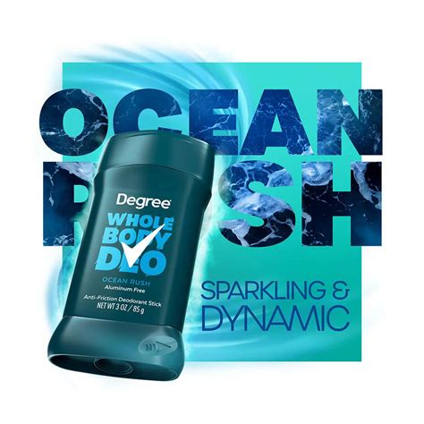 Buy Degree Men Whole Body Deodorant Ocean Rush Stick Aluminum Free 72H ...