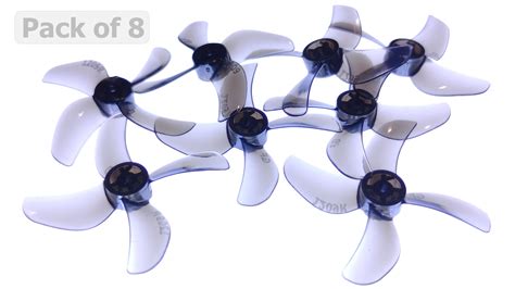 1.2 Inch Props Gemfan 31mm 1209 4 Blade Black 1.5mm Shaft – Cube FPV