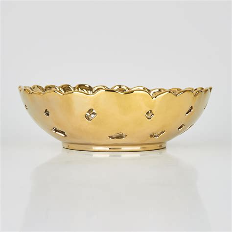 Buy Stellar Celestial Porcelain Floral Decorative Bowl from Home Centre ...