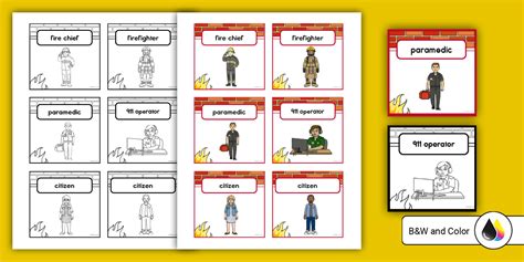 Fire Station Dramatic Play Badges (teacher made) - Twinkl