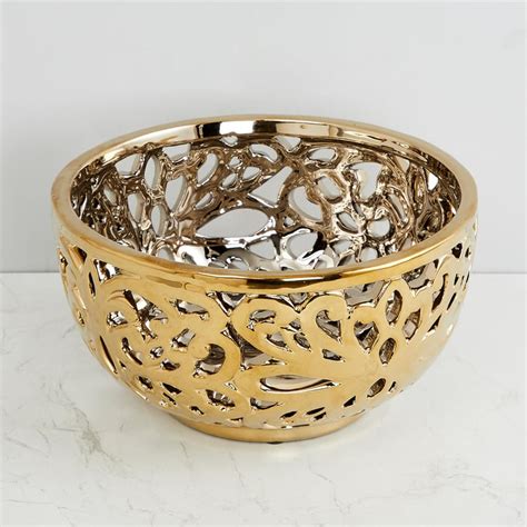 Buy Stellar Fantasy Stoneware Carved Decorative Bowl from Corsica by ...