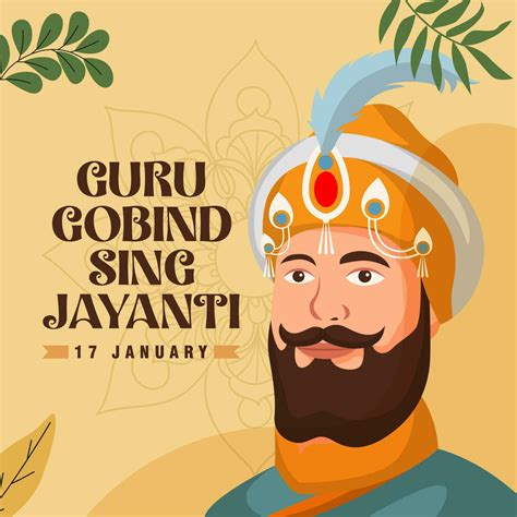 Guru Gobind Singh Jayanti Day. The Day of India Guru Gobind Singh ...