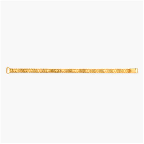 Alluring Gold Link Bracelet for Men