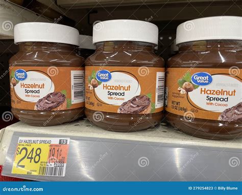 Walmart Supercenter Store Peanut Butter Great Value Hazelnut Spread ...