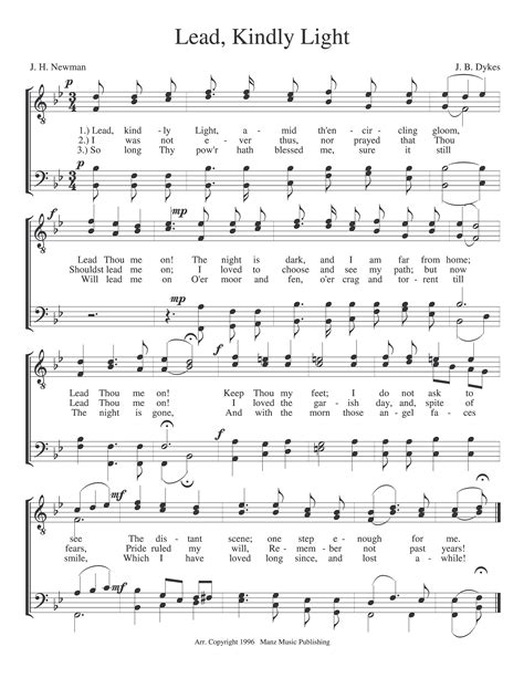 Hymn Information for Lead, Kindly Light!