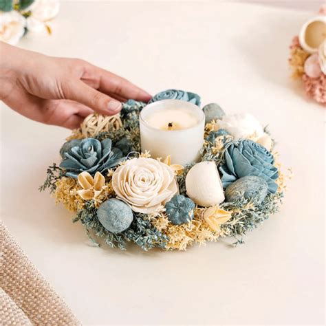 Spring Floral Garland - Blue Floral Wreath Garland | Nestasia