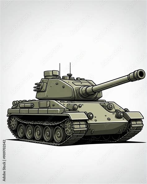 Image result for Tank Cartoon Drawing