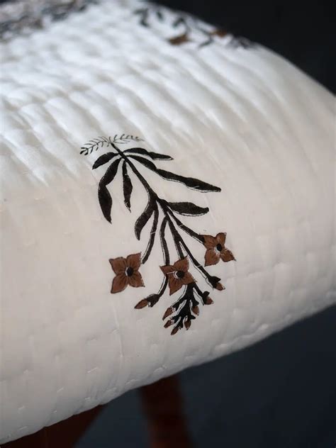 Organic Mulmul Cotton Quilt - Umber