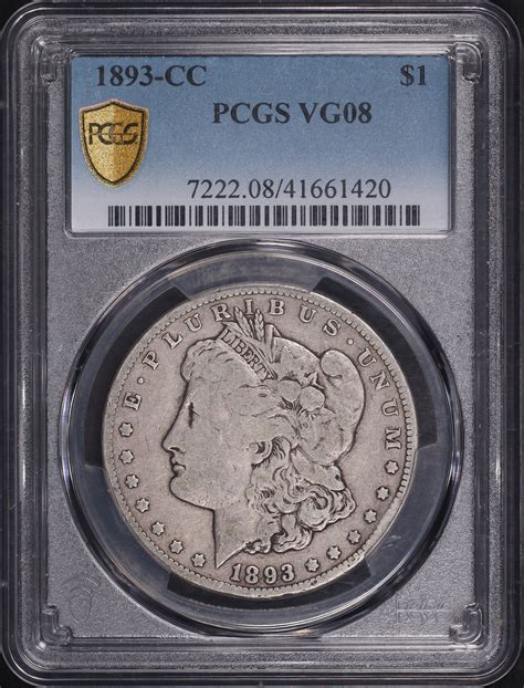 1893-CC Morgan Dollar PCGS VG-08 | Northern Nevada Coin