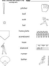 Baseball Worksheet 的图像结果