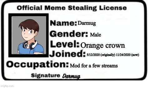 Official Meme Stealing License - Imgflip