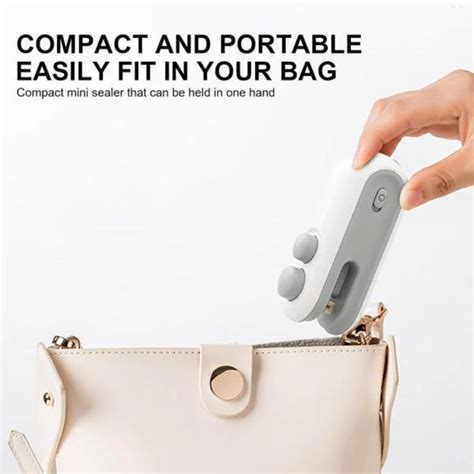 Mini Bag Sealer & Cutter 2-in-1 | Portable Heat Sealing Machine for Pl ...