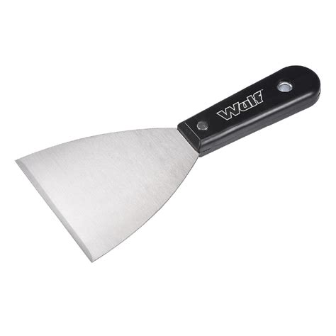 Wulf 5 Inch Heavy Duty Stainless Steel Scraper with Wooden Handle ...