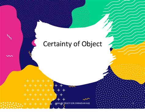 Image result for Object Example of Certainty