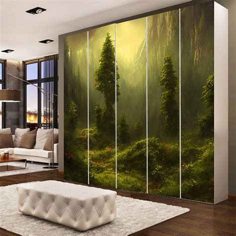 Forest Nature Painting Sticker – Myindianthings