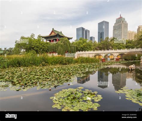Urumqi, China - capital of the Xinjiang Uygur Autonomous Region, Urumqi displays several ...