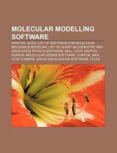 Molecular modelling software: Spartan, Avizo, List of software for ...