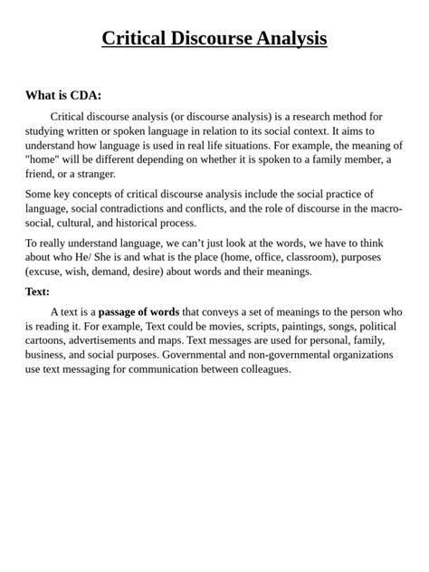 Image result for Critical Discourse Analysis