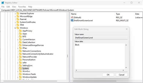 Disable Smartscreen.reg 的图像结果