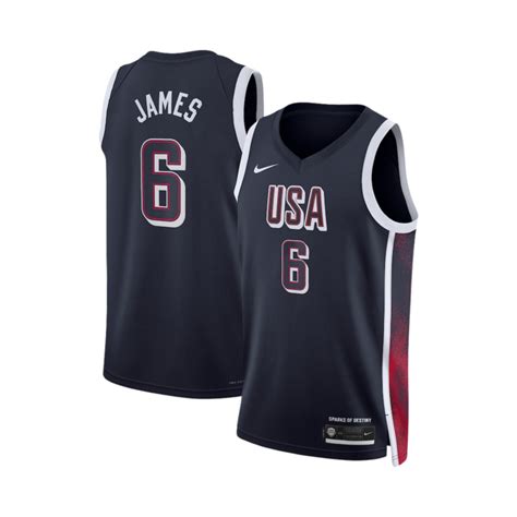 Lebron James Team USA Basketball Jersey 2024 - Jerzcity