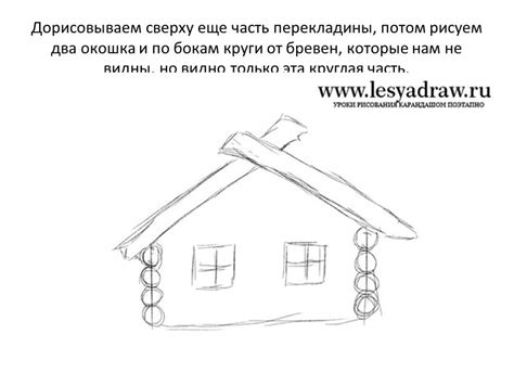 Русская изба рисунок карандашом легкий (47 фото) » Рисунки для срисовки ...