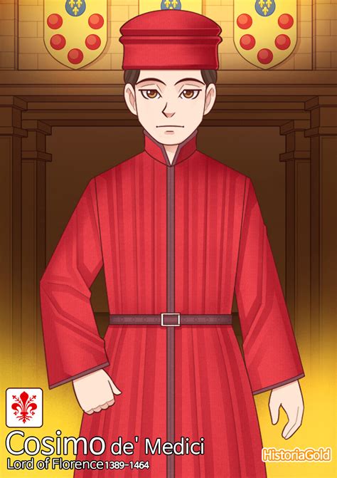[History of Italy] Cosimo de' Medici by StoriaGold on DeviantArt