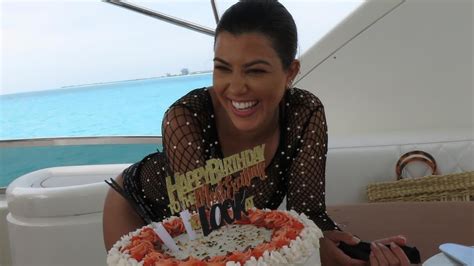Kourtney Kardashian's Birthday Cake Declares Her the "Most Exciting to Look At" | Marie Claire
