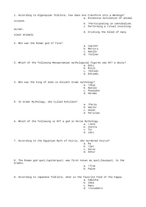 FASH100-Test-7 - notes - According to Algonquian folklore, how does one ...