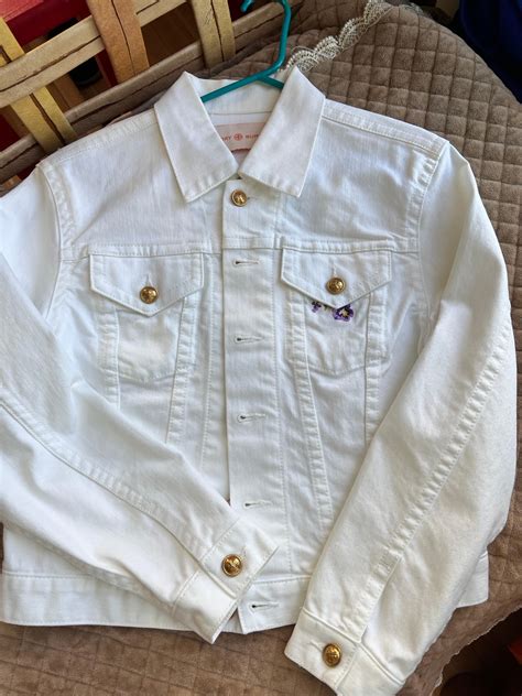 Tory Burch White Jean Jackets for Women | Mercari