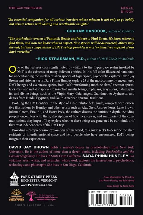 The Illustrated Field Guide to DMT Entities | Book by David Jay Brown ...