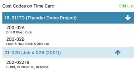 Image result for How to Work Time Card in Hcss App