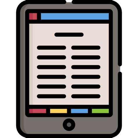 Ebook - Free technology icons