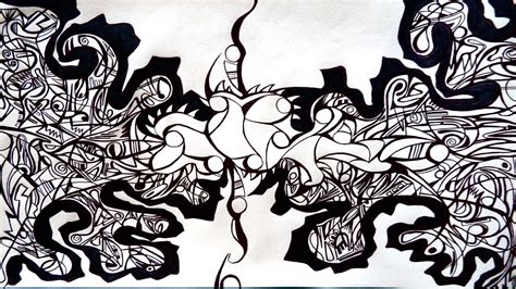 Examples Of Abstract Art Drawings in Simple Design - Allpicts