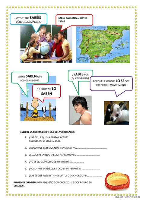 saber -lo sabes comprensión lector…: English ESL worksheets pdf & doc