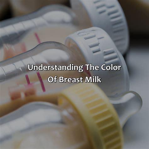 What Does The Color Of Your Breast Milk Mean - colorscombo.com