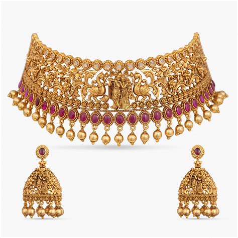 Buy Tarinika Keyur Antique Choker Set | Indian Jewellery – Tarinika India
