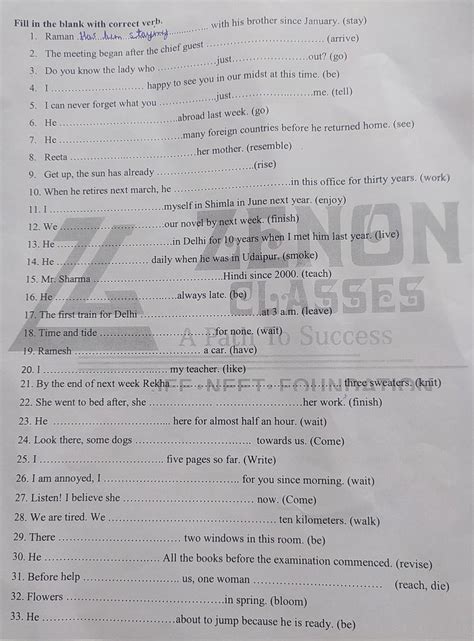 answer the tenseplease answers fastt i have Problem - Brainly.in