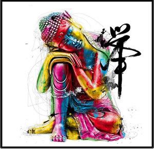 Budha Wall Art Poster 12 X 18 Inches Fine Art Print - Educational ...