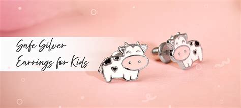 Simple & Safe Silver Earrings for Kids – Adorable & Comfortable ...