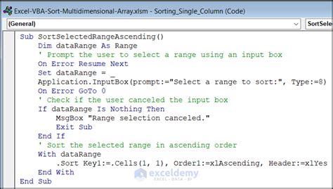 Image result for VBA Excel Sort Multidimensional Array