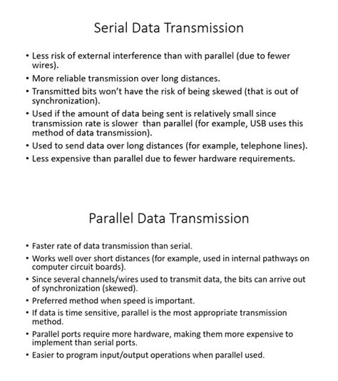 Image result for Parallel Data Transition vs